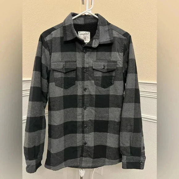 Coastal Flannel Jacket with Fleece Lining - Cozy & Stylish! - Picture 1 of 6